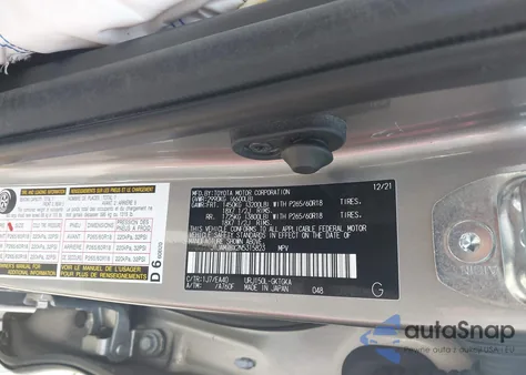 2022 Lexus Gx 460 Premium z USA, uszkodzony, nr VIN JTJAM7BX2N5315823